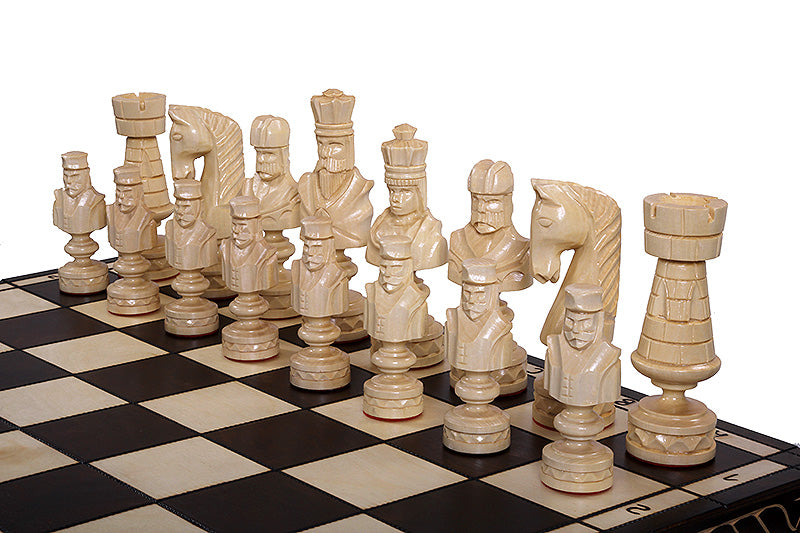 "Cesar" Luxury Hand-Carved Chess Set