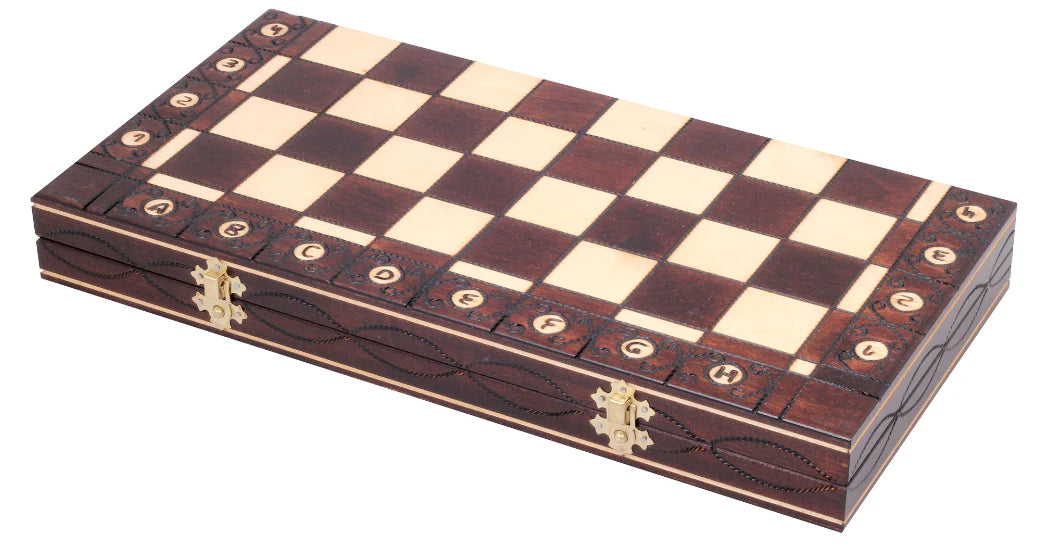 Ajedrez artesanal de madera "Senator" | Colección Nobilis