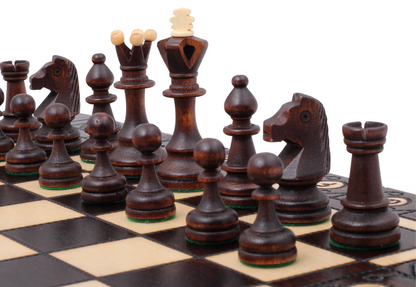 Premium Wooden Chess Set "Senator" – Nobilis Collection