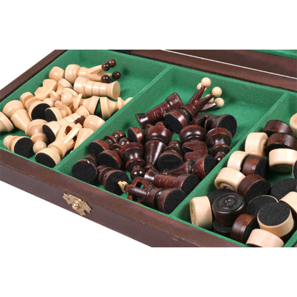 2-in-1 Sets: Chess and Checkers | GeniusCrafted™