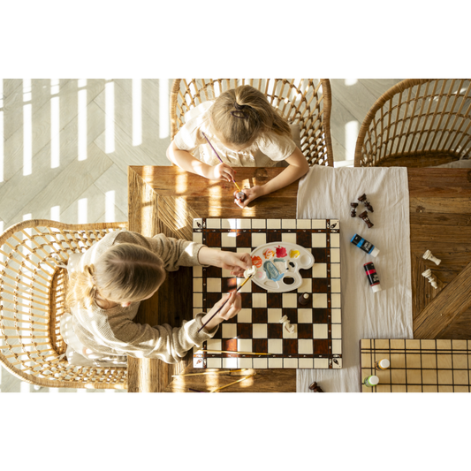 Pictura Chess Set – Paintable Board and Pieces (king 90mm)