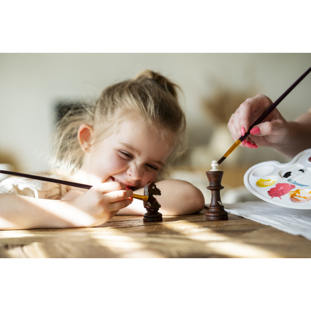 Pictura Chess Set – Paintable Board and Pieces (king 90mm)