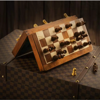 Voyager: Magnetic Travel Chess | GeniusCrafted™ 
