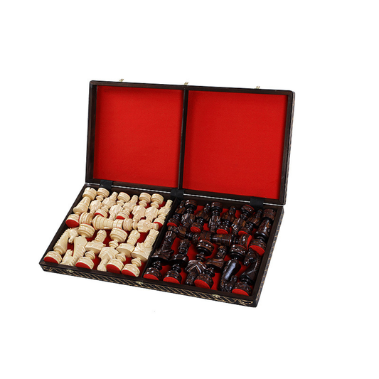 Ajedrez de Lujo Tallado a Mano “Cesar”