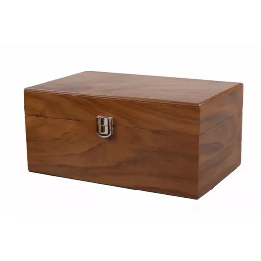 Caja de Ajedrez Premium de Madera para Piezas Staunton