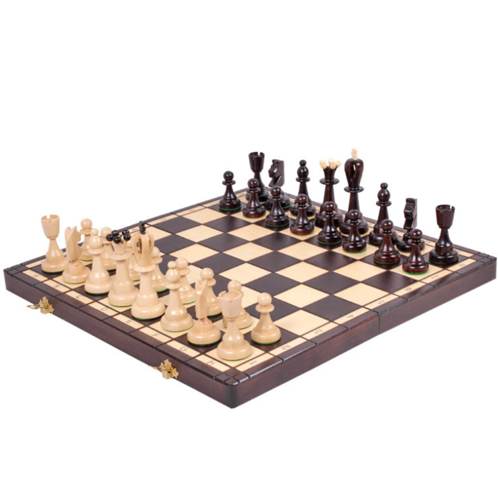 "ACE" Robust Wooden Chess Set – Classic Design