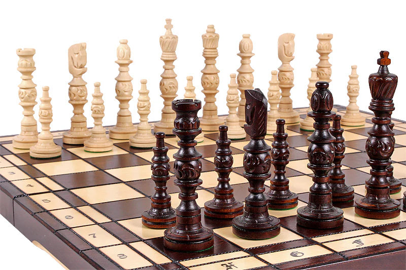 Hand-Carved Wooden Chess Set “Galant” | Imperium Collection