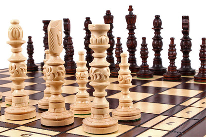 Hand-Carved Wooden Chess Set “Galant” | Imperium Collection