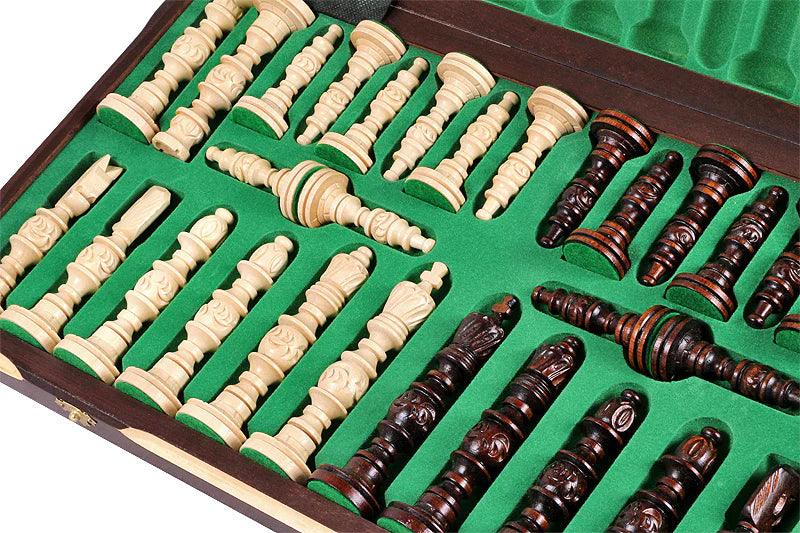 Hand-Carved Wooden Chess Set “Galant” | Imperium Collection